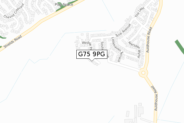 G75 9PG map - large scale - OS Open Zoomstack (Ordnance Survey)