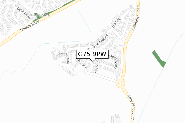 G75 9PW map - large scale - OS Open Zoomstack (Ordnance Survey) G75 9PW map - large scale - OS Open Zoomstack (Ordnance Survey)