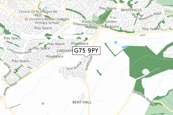 G75 9PY map - small scale - OS Open Zoomstack (Ordnance Survey) G75 9PY map - small scale - OS Open Zoomstack (Ordnance Survey)