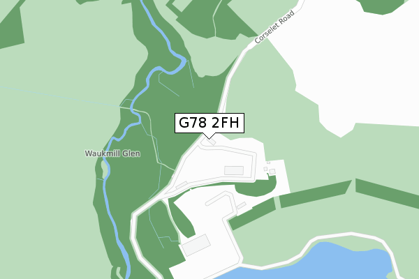 G78 2FH map - large scale - OS Open Zoomstack (Ordnance Survey) G78 2FH map - large scale - OS Open Zoomstack (Ordnance Survey)