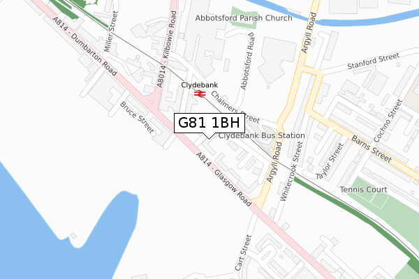 G81 1BH map - large scale - OS Open Zoomstack (Ordnance Survey) G81 1BH map - large scale - OS Open Zoomstack (Ordnance Survey)