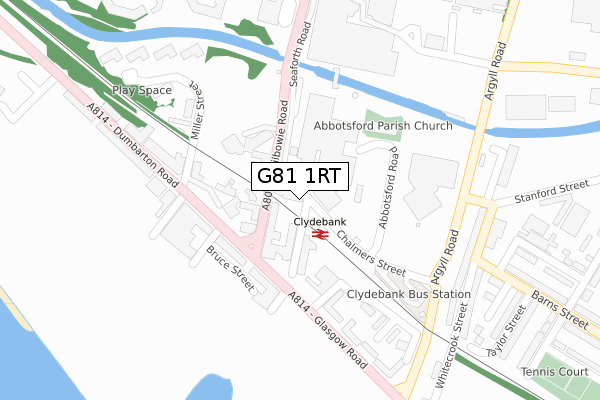 G81 1RT map - large scale - OS Open Zoomstack (Ordnance Survey) G81 1RT map - large scale - OS Open Zoomstack (Ordnance Survey)