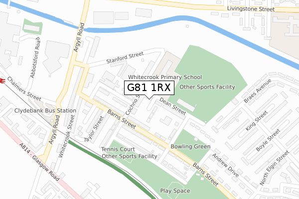 G81 1RX map - large scale - OS Open Zoomstack (Ordnance Survey) G81 1RX map - large scale - OS Open Zoomstack (Ordnance Survey)