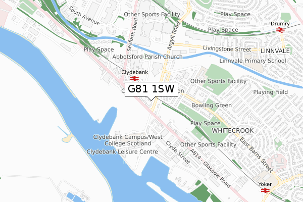 G81 1SW map - small scale - OS Open Zoomstack (Ordnance Survey) G81 1SW map - small scale - OS Open Zoomstack (Ordnance Survey)