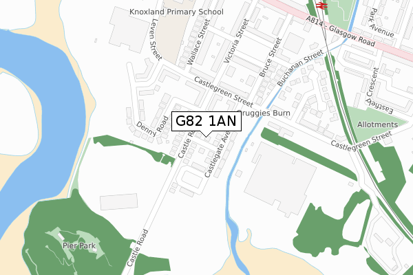 G82 1AN map - large scale - OS Open Zoomstack (Ordnance Survey) G82 1AN map - large scale - OS Open Zoomstack (Ordnance Survey)