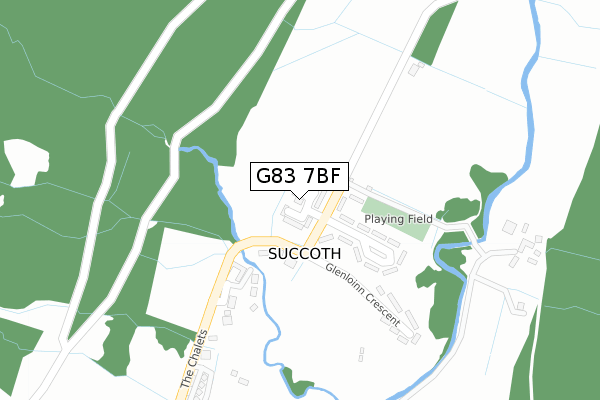 G83 7BF map - large scale - OS Open Zoomstack (Ordnance Survey) G83 7BF map - large scale - OS Open Zoomstack (Ordnance Survey)