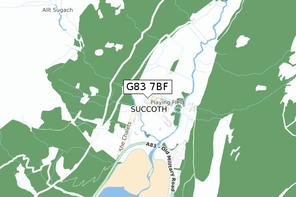 G83 7BF map - small scale - OS Open Zoomstack (Ordnance Survey) G83 7BF map - small scale - OS Open Zoomstack (Ordnance Survey)