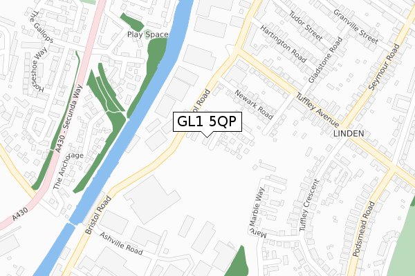 GL1 5QP map - large scale - OS Open Zoomstack (Ordnance Survey) GL1 5QP map - large scale - OS Open Zoomstack (Ordnance Survey)
