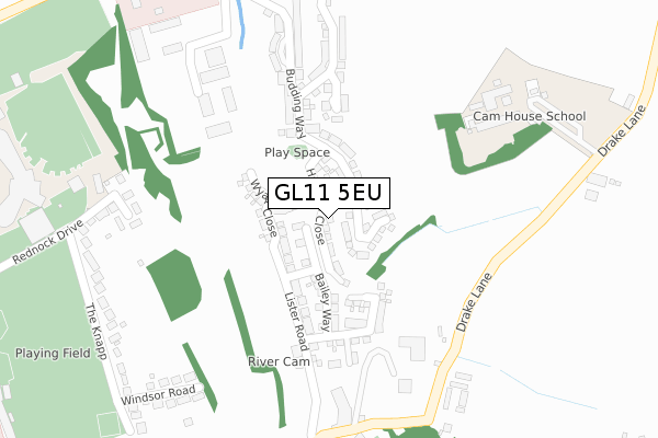 GL11 5EU map - large scale - OS Open Zoomstack (Ordnance Survey) GL11 5EU map - large scale - OS Open Zoomstack (Ordnance Survey)