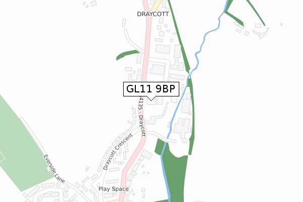 GL11 9BP map - large scale - OS Open Zoomstack (Ordnance Survey) GL11 9BP map - large scale - OS Open Zoomstack (Ordnance Survey)