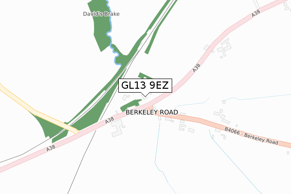 GL13 9EZ map - large scale - OS Open Zoomstack (Ordnance Survey)