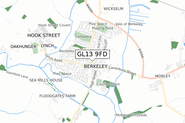 GL13 9FD map - small scale - OS Open Zoomstack (Ordnance Survey) GL13 9FD map - small scale - OS Open Zoomstack (Ordnance Survey)