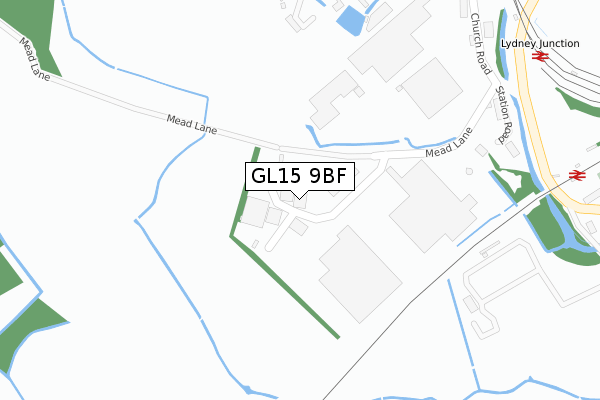 GL15 9BF map - large scale - OS Open Zoomstack (Ordnance Survey) GL15 9BF map - large scale - OS Open Zoomstack (Ordnance Survey)