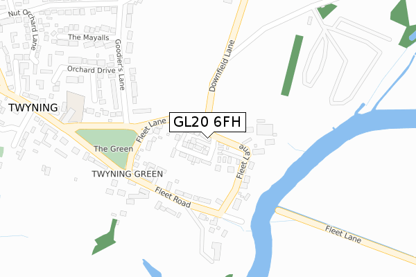 GL20 6FH map - large scale - OS Open Zoomstack (Ordnance Survey) GL20 6FH map - large scale - OS Open Zoomstack (Ordnance Survey)
