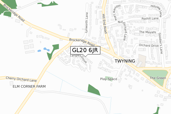 GL20 6JR map - large scale - OS Open Zoomstack (Ordnance Survey) GL20 6JR map - large scale - OS Open Zoomstack (Ordnance Survey)