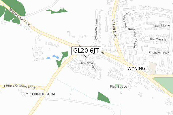 GL20 6JT map - large scale - OS Open Zoomstack (Ordnance Survey) GL20 6JT map - large scale - OS Open Zoomstack (Ordnance Survey)