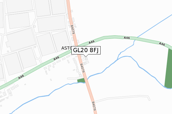 GL20 8FJ map - large scale - OS Open Zoomstack (Ordnance Survey) GL20 8FJ map - large scale - OS Open Zoomstack (Ordnance Survey)
