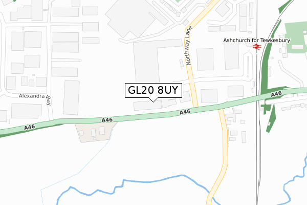 GL20 8UY map - large scale - OS Open Zoomstack (Ordnance Survey) GL20 8UY map - large scale - OS Open Zoomstack (Ordnance Survey)