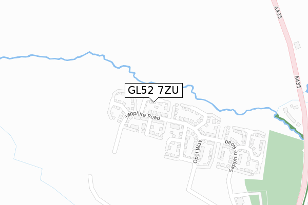GL52 7ZU map - large scale - OS Open Zoomstack (Ordnance Survey) GL52 7ZU map - large scale - OS Open Zoomstack (Ordnance Survey)