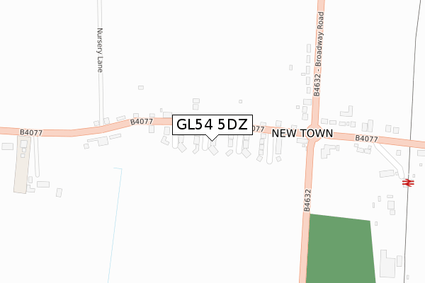 GL54 5DZ maps, stats, and open data