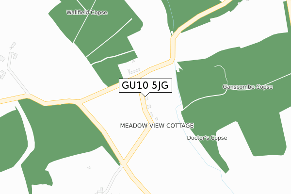 GU10 5JG map - large scale - OS Open Zoomstack (Ordnance Survey) GU10 5JG map - large scale - OS Open Zoomstack (Ordnance Survey)
