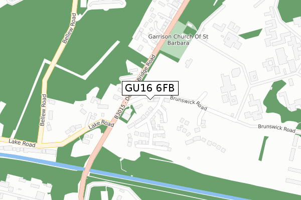 GU16 6FB map - large scale - OS Open Zoomstack (Ordnance Survey) GU16 6FB map - large scale - OS Open Zoomstack (Ordnance Survey)