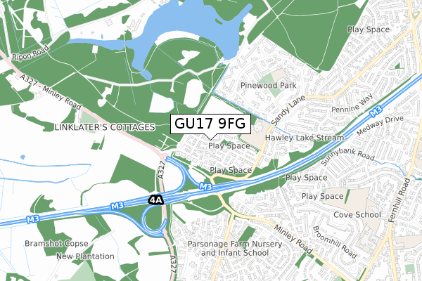 GU17 9FG map - small scale - OS Open Zoomstack (Ordnance Survey) GU17 9FG map - small scale - OS Open Zoomstack (Ordnance Survey)