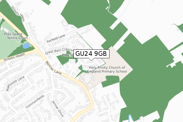 GU24 9GB map - large scale - OS Open Zoomstack (Ordnance Survey) GU24 9GB map - large scale - OS Open Zoomstack (Ordnance Survey)