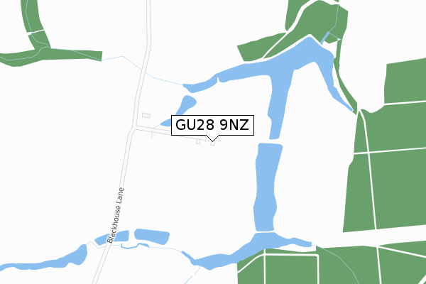 GU28 9NZ map - large scale - OS Open Zoomstack (Ordnance Survey) GU28 9NZ map - large scale - OS Open Zoomstack (Ordnance Survey)