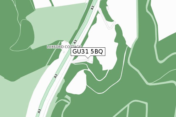 GU31 5BQ map - large scale - OS Open Zoomstack (Ordnance Survey) GU31 5BQ map - large scale - OS Open Zoomstack (Ordnance Survey)