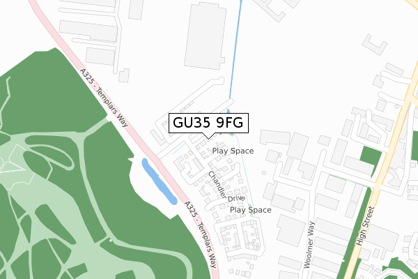 GU35 9FG map - large scale - OS Open Zoomstack (Ordnance Survey) GU35 9FG map - large scale - OS Open Zoomstack (Ordnance Survey)