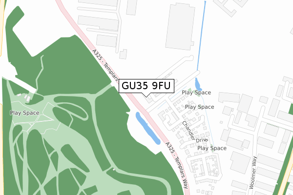 GU35 9FU map - large scale - OS Open Zoomstack (Ordnance Survey) GU35 9FU map - large scale - OS Open Zoomstack (Ordnance Survey)