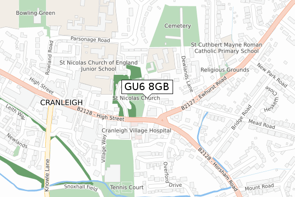 GU6 8GB map - large scale - OS Open Zoomstack (Ordnance Survey) GU6 8GB map - large scale - OS Open Zoomstack (Ordnance Survey)