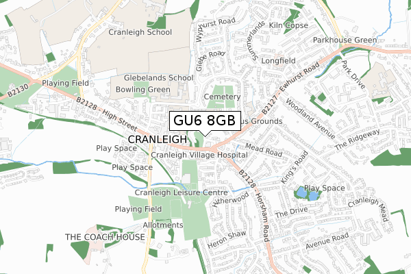 GU6 8GB map - small scale - OS Open Zoomstack (Ordnance Survey) GU6 8GB map - small scale - OS Open Zoomstack (Ordnance Survey)