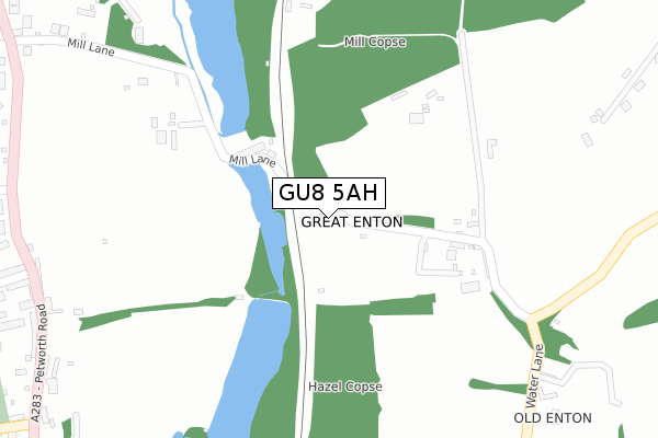 GU8 5AH map - large scale - OS Open Zoomstack (Ordnance Survey) GU8 5AH map - large scale - OS Open Zoomstack (Ordnance Survey)