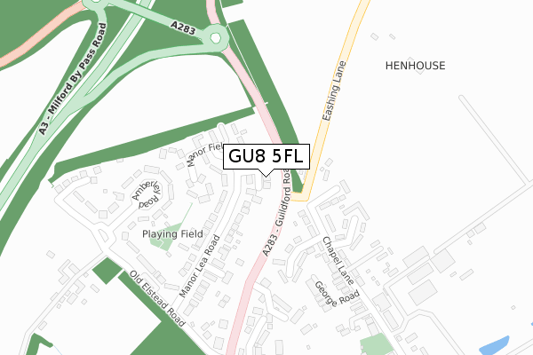 GU8 5FL map - large scale - OS Open Zoomstack (Ordnance Survey) GU8 5FL map - large scale - OS Open Zoomstack (Ordnance Survey)