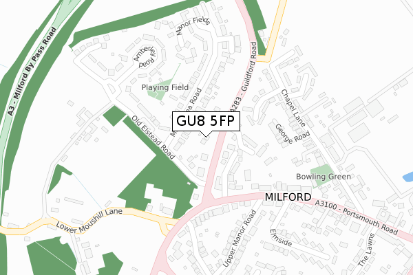 GU8 5FP map - large scale - OS Open Zoomstack (Ordnance Survey) GU8 5FP map - large scale - OS Open Zoomstack (Ordnance Survey)
