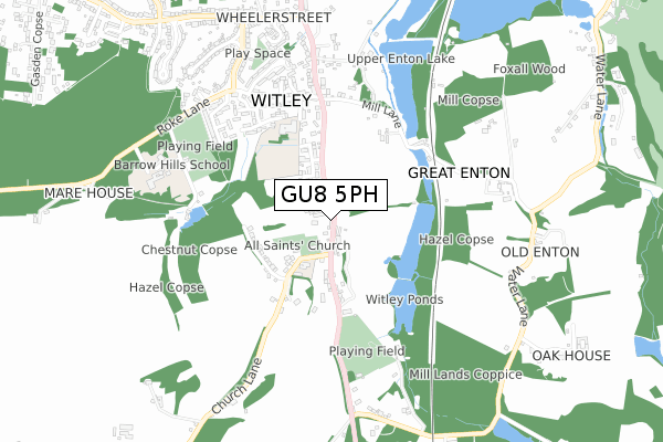 GU8 5PH map - small scale - OS Open Zoomstack (Ordnance Survey) GU8 5PH map - small scale - OS Open Zoomstack (Ordnance Survey)