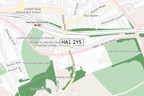 HA1 2YS map - large scale - OS Open Zoomstack (Ordnance Survey) HA1 2YS map - large scale - OS Open Zoomstack (Ordnance Survey)