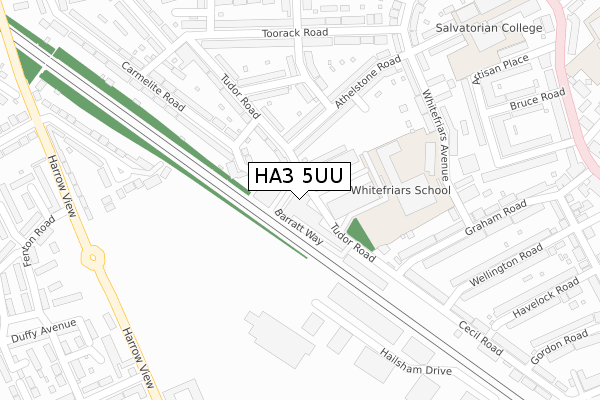 HA3 5UU map - large scale - OS Open Zoomstack (Ordnance Survey) HA3 5UU map - large scale - OS Open Zoomstack (Ordnance Survey)