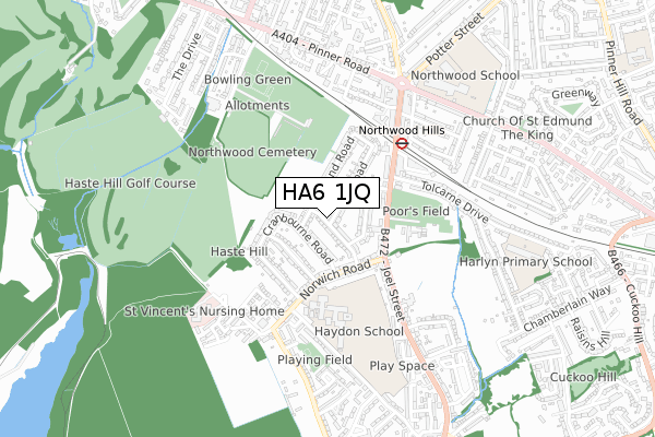 HA6 1JQ map - small scale - OS Open Zoomstack (Ordnance Survey) HA6 1JQ map - small scale - OS Open Zoomstack (Ordnance Survey)