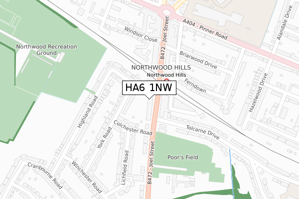 HA6 1NW map - large scale - OS Open Zoomstack (Ordnance Survey) HA6 1NW map - large scale - OS Open Zoomstack (Ordnance Survey)