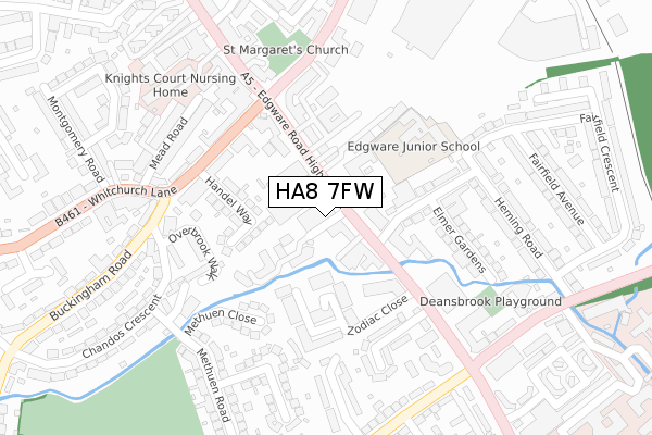 HA8 7FW map - large scale - OS Open Zoomstack (Ordnance Survey) HA8 7FW map - large scale - OS Open Zoomstack (Ordnance Survey)