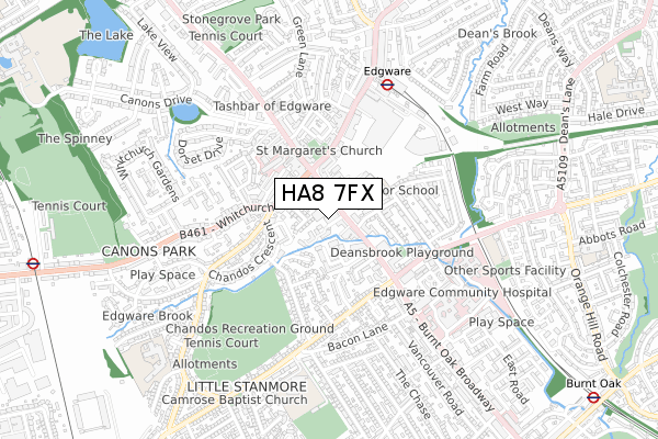 HA8 7FX map - small scale - OS Open Zoomstack (Ordnance Survey) HA8 7FX map - small scale - OS Open Zoomstack (Ordnance Survey)
