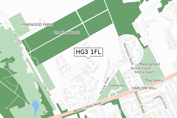 HG3 1FL map - large scale - OS Open Zoomstack (Ordnance Survey) HG3 1FL map - large scale - OS Open Zoomstack (Ordnance Survey)