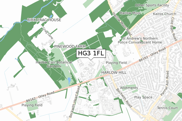 HG3 1FL map - small scale - OS Open Zoomstack (Ordnance Survey) HG3 1FL map - small scale - OS Open Zoomstack (Ordnance Survey)