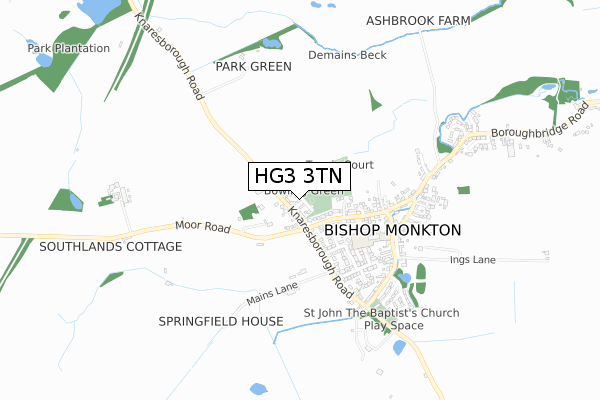 HG3 3TN map - small scale - OS Open Zoomstack (Ordnance Survey) HG3 3TN map - small scale - OS Open Zoomstack (Ordnance Survey)
