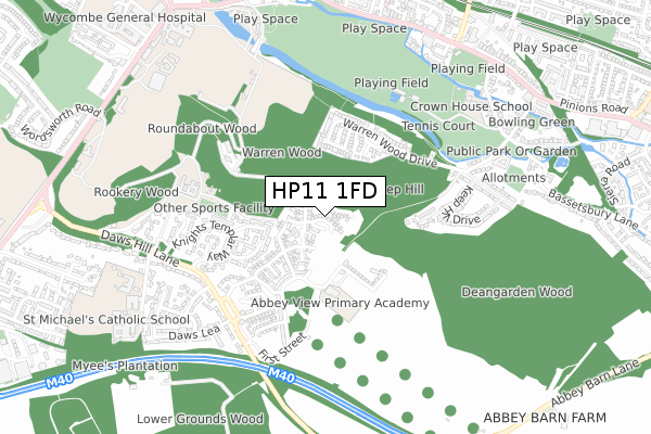 HP11 1FD map - small scale - OS Open Zoomstack (Ordnance Survey) HP11 1FD map - small scale - OS Open Zoomstack (Ordnance Survey)