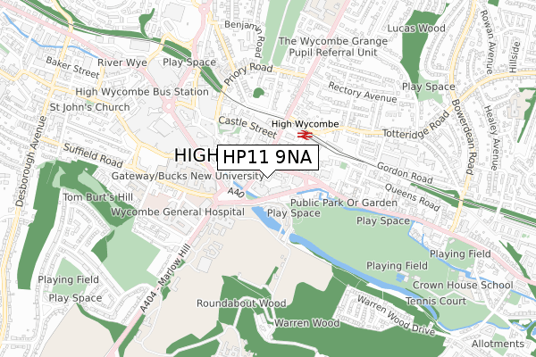 HP11 9NA map - small scale - OS Open Zoomstack (Ordnance Survey) HP11 9NA map - small scale - OS Open Zoomstack (Ordnance Survey)