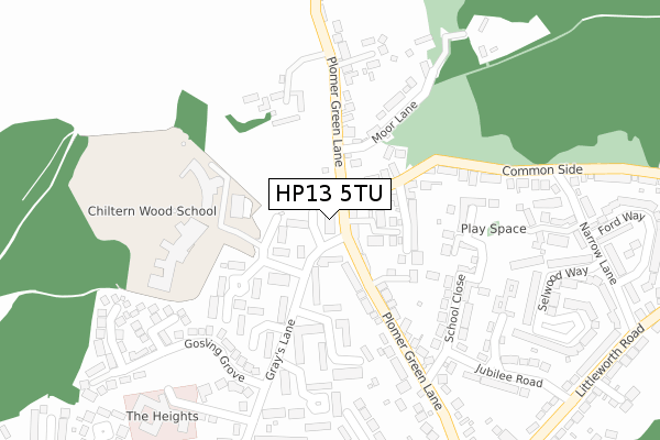 HP13 5TU map - large scale - OS Open Zoomstack (Ordnance Survey) HP13 5TU map - large scale - OS Open Zoomstack (Ordnance Survey)